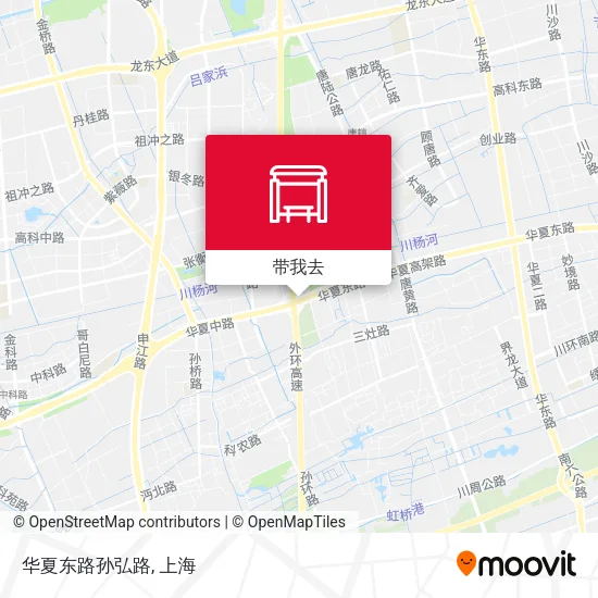 华夏东路孙弘路地图