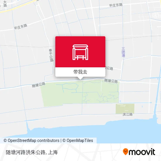 随塘河路洪朱公路地图