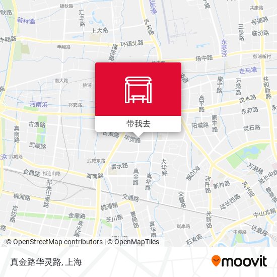 真金路华灵路地图