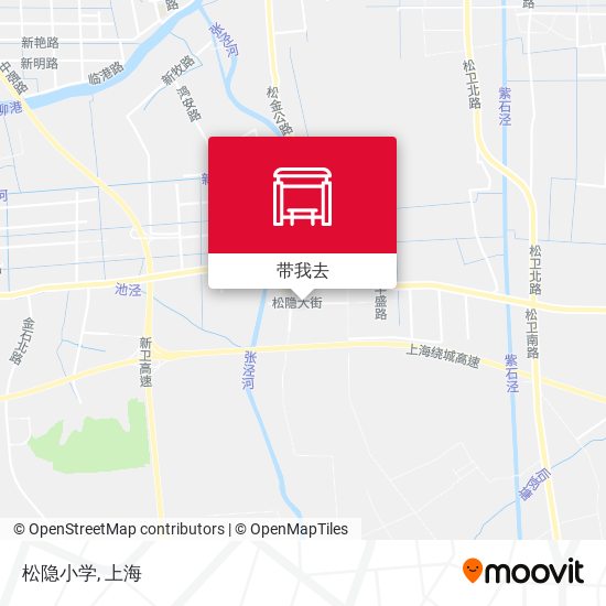 松隐小学地图