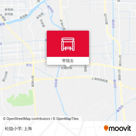 松隐小学地图