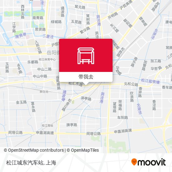 松江城东汽车站地图