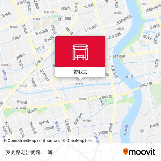 罗秀路老沪闵路地图