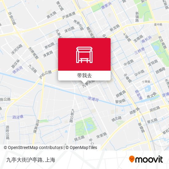 九亭大街沪亭路地图