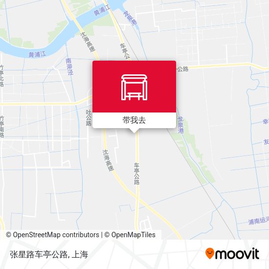 张星路车亭公路地图