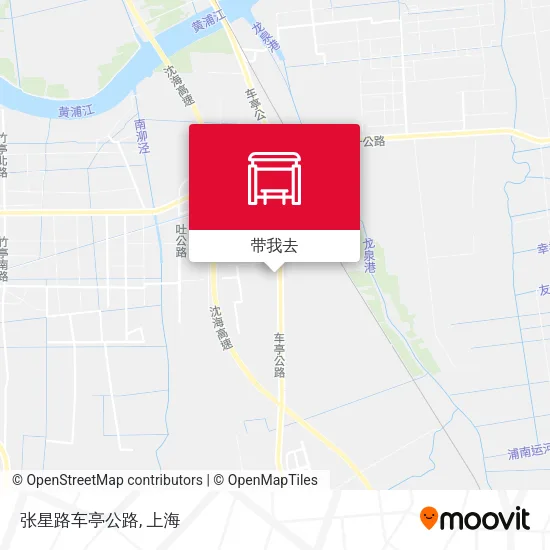 张星路车亭公路地图