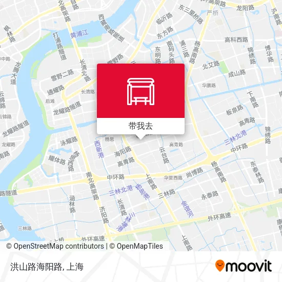 洪山路海阳路地图
