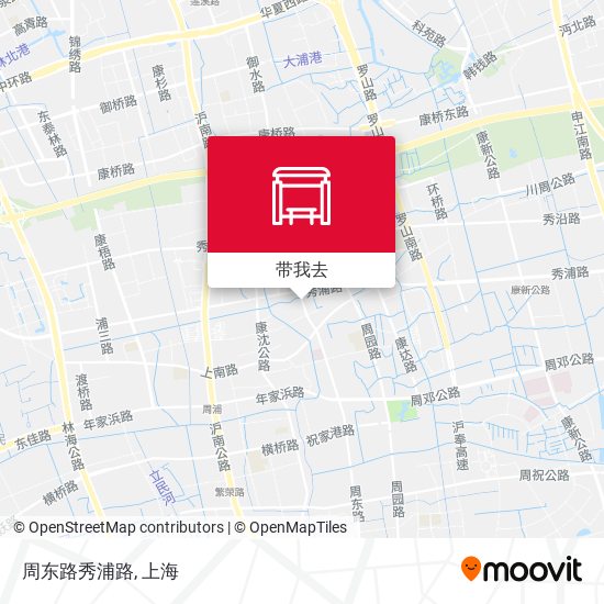 周东路秀浦路地图