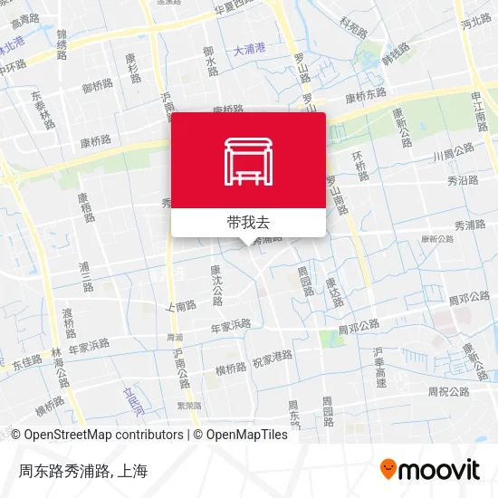 周东路秀浦路地图