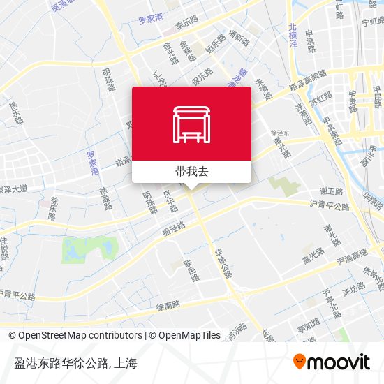 盈港东路华徐公路地图
