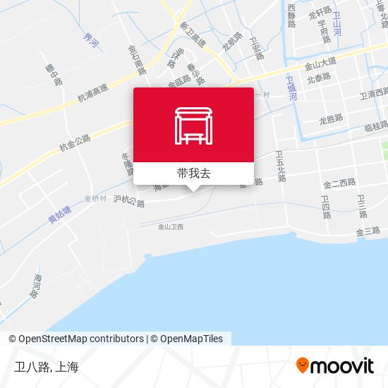 卫八路地图