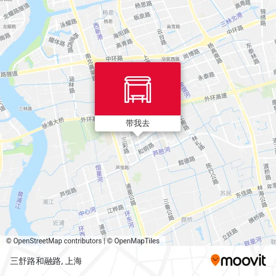 三舒路和融路地图