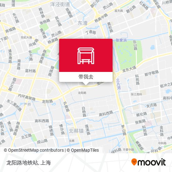 龙阳路地铁站地图
