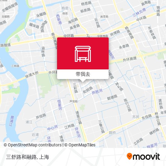 三舒路和融路地图
