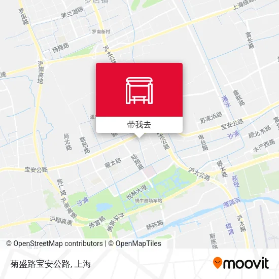 菊盛路宝安公路地图