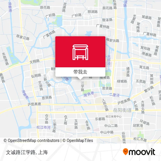 文诚路江学路地图