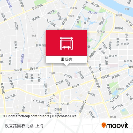 政立路国权北路地图