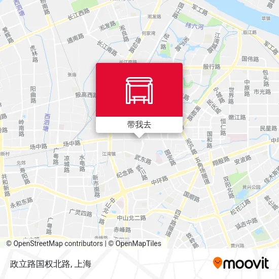 政立路国权北路地图