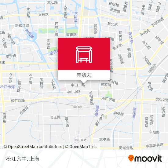 松江六中地图