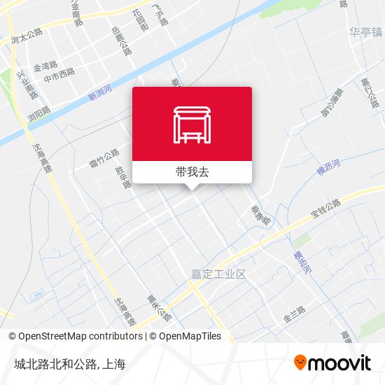 城北路北和公路地图