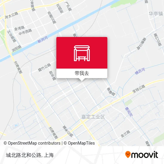 城北路北和公路地图
