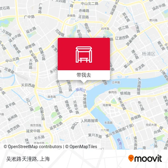 吴淞路天潼路地图
