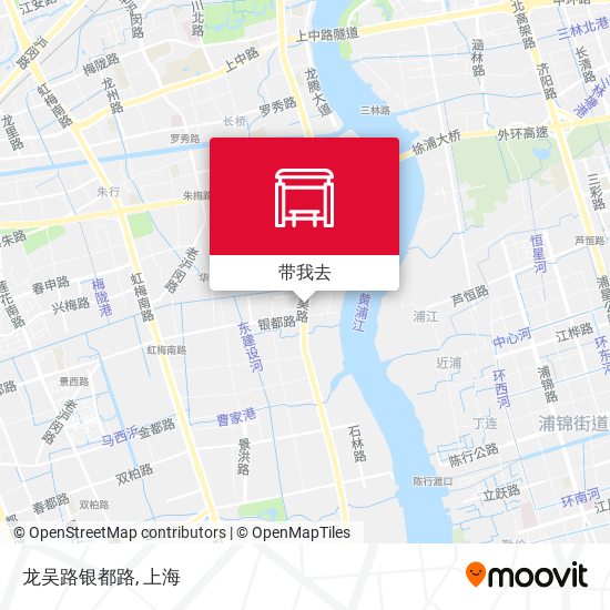 龙吴路银都路地图