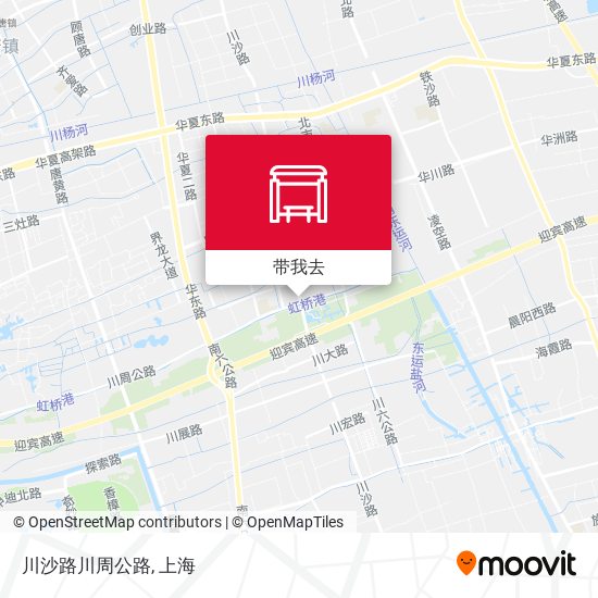 川沙路川周公路地图