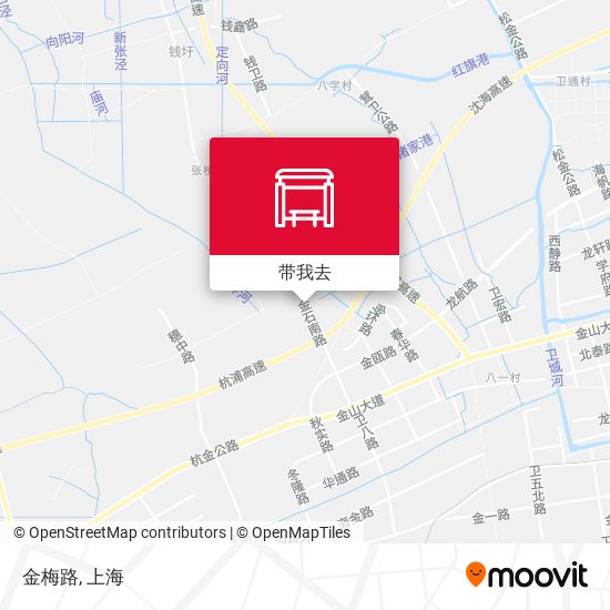 金梅路地图