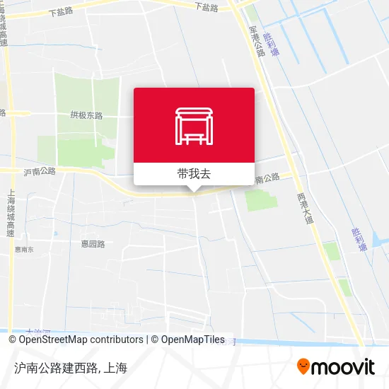 沪南公路建西路地图