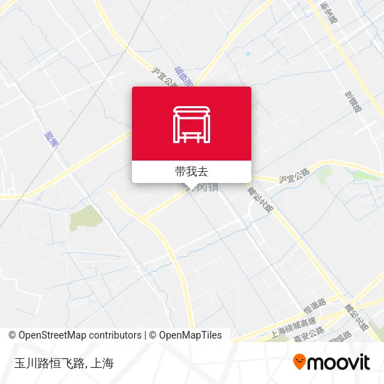 玉川路恒飞路地图