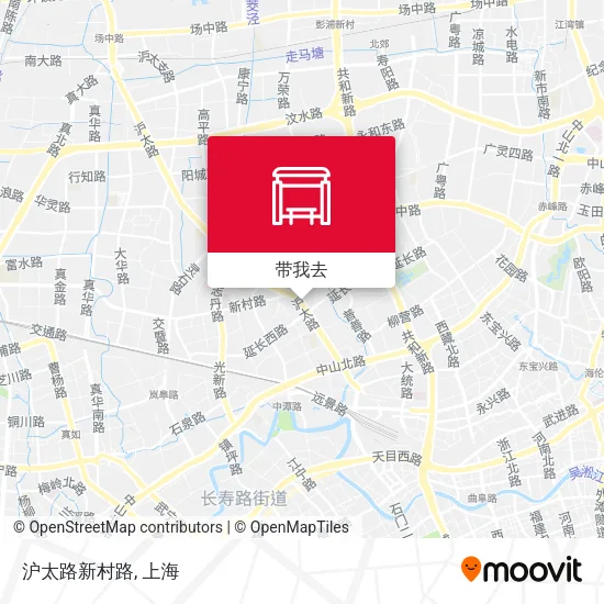 沪太路新村路地图