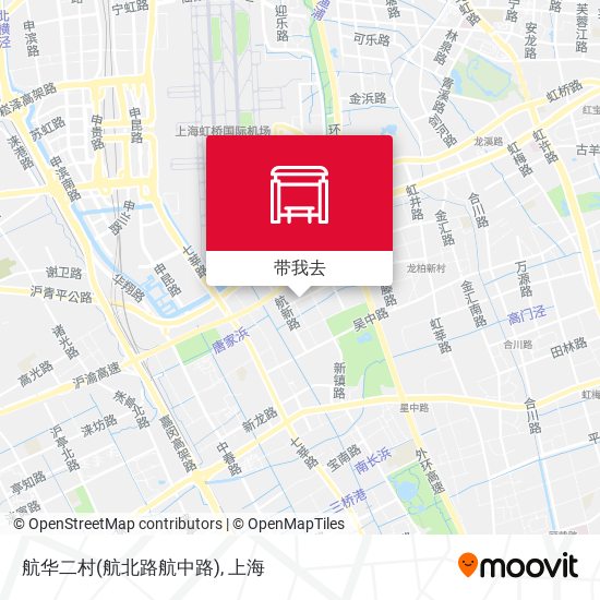 航华二村(航北路航中路)地图