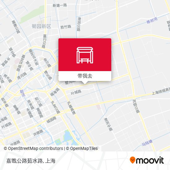 嘉戬公路茹水路地图