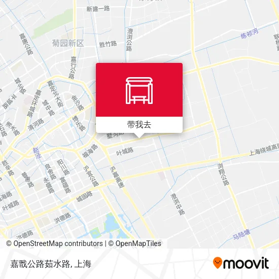 嘉戬公路茹水路地图