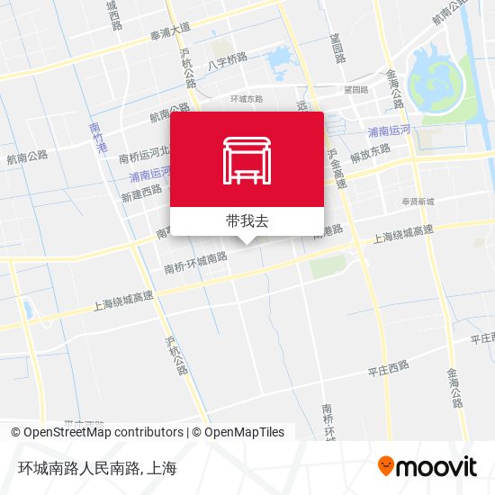 环城南路人民南路地图