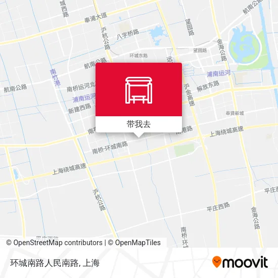 环城南路人民南路地图