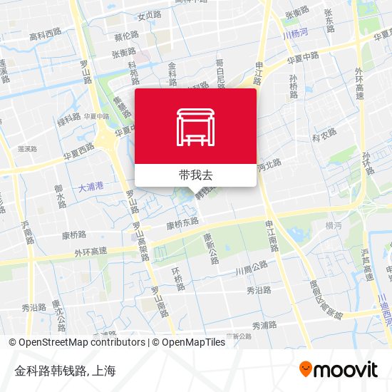 金科路韩钱路地图
