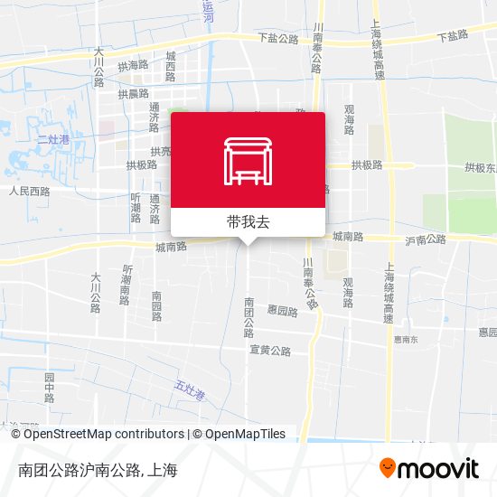 南团公路沪南公路地图