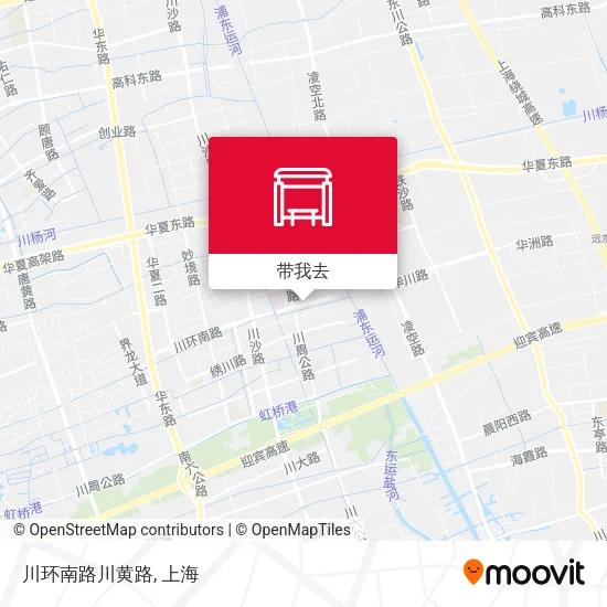 川环南路川黄路地图
