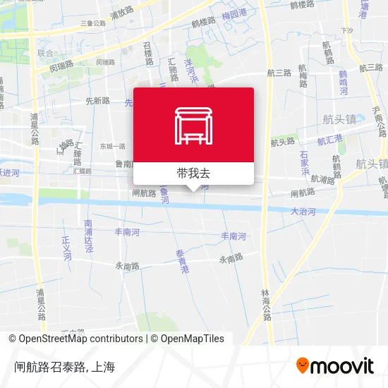 闸航路召泰路地图