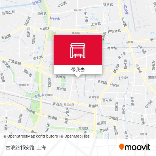 古浪路祁安路地图