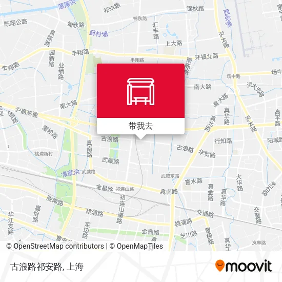 古浪路祁安路地图