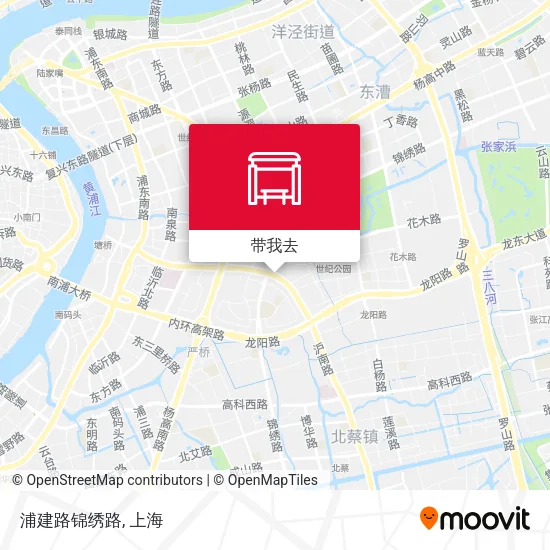 浦建路锦绣路地图