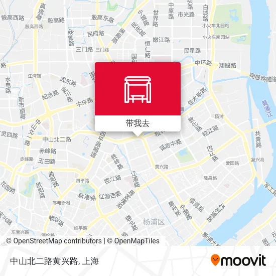中山北二路黄兴路地图