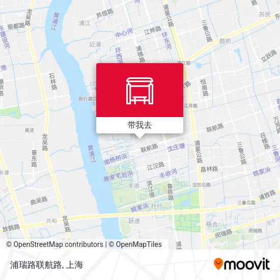 浦瑞路联航路地图
