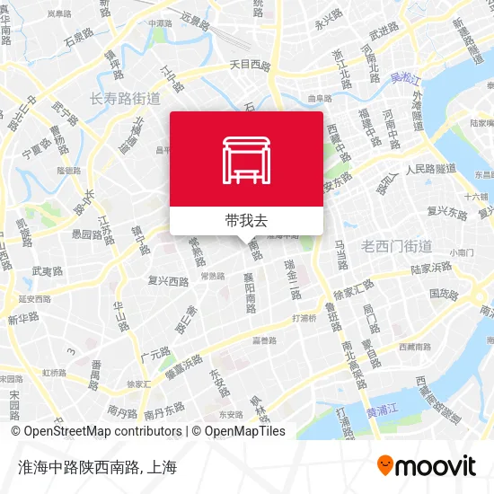 淮海中路陕西南路地图