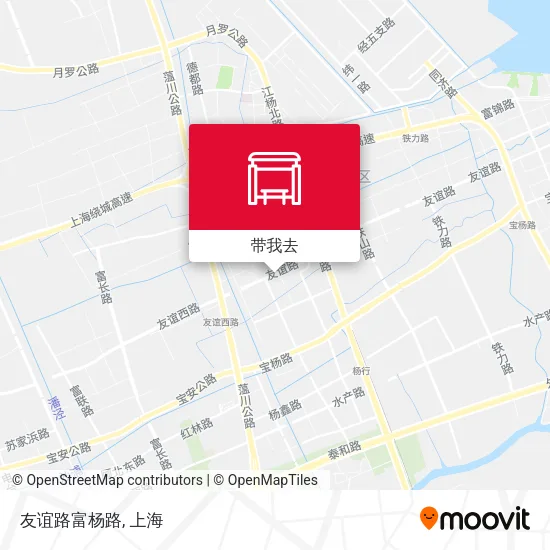 友谊路富杨路地图