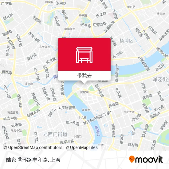 陆家嘴环路丰和路地图