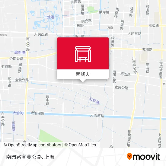 南园路宣黄公路地图